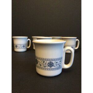 Vintage ACF Italian Espresso Porcelain Cups Set of 6